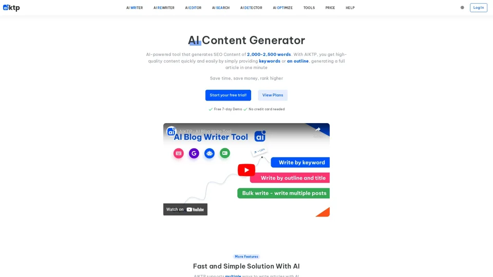 AI SEO Content Generator