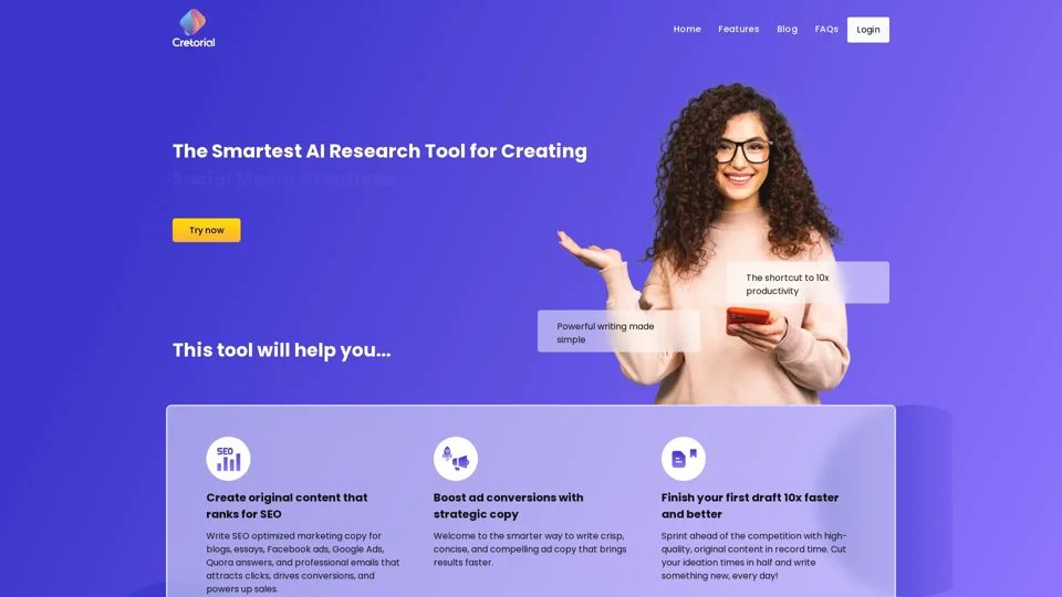 Cretorial - The Smartest AI Writer