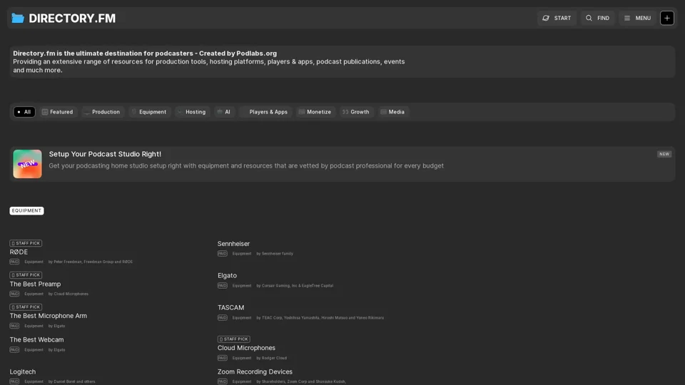 Directory.fm - The Ultimate Resource for Podcasters