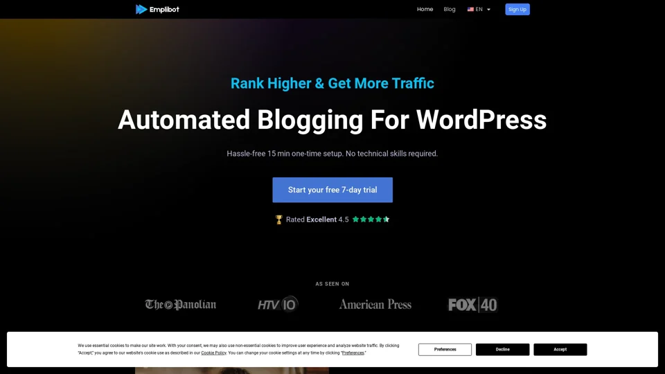 Automated Blogging For WordPress | Emplibot