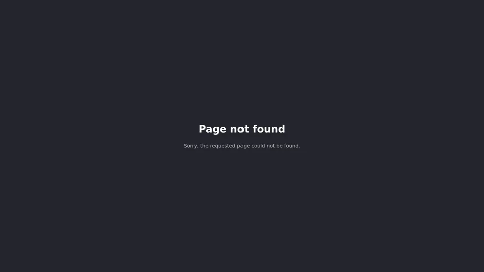 Page not found