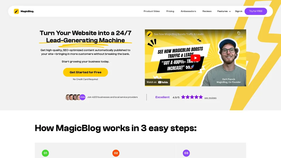 MagicBlog - AI-Powered SEO AutoBlogger that Boosts Traffic and Sales