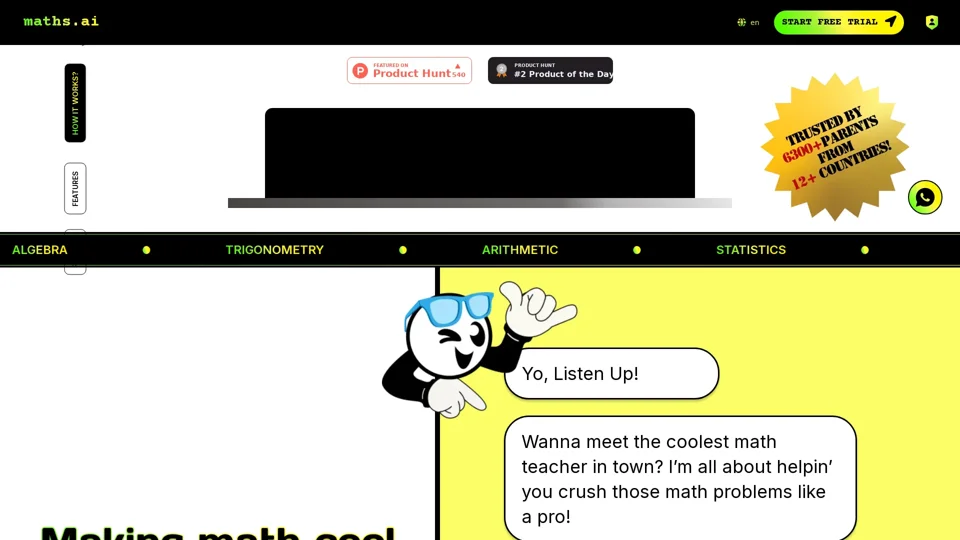 Maths.ai - AI Math tutor Online