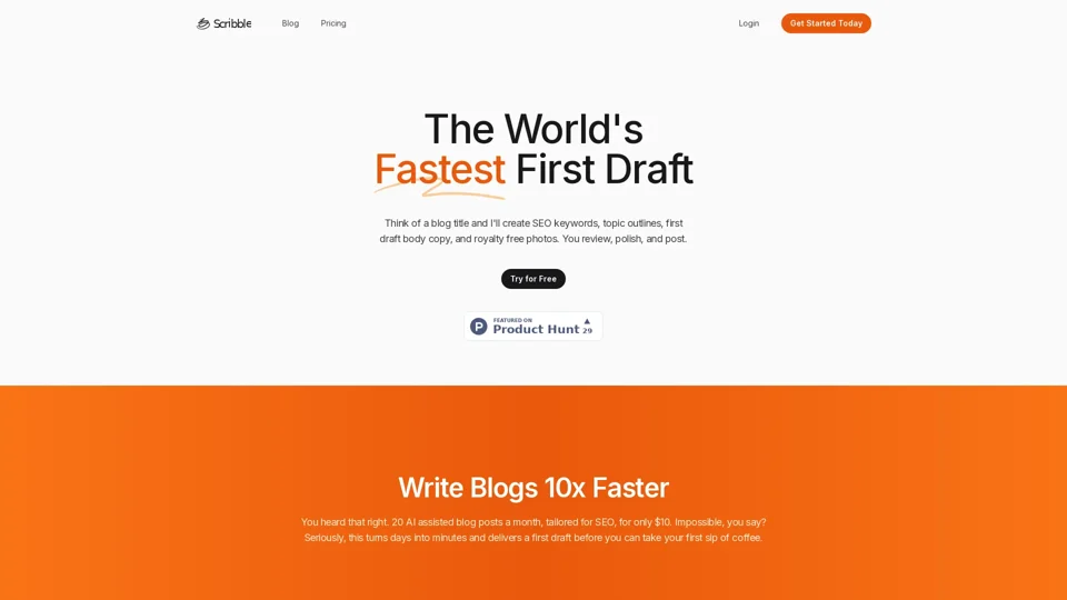 Scribble - Your AI Blog Writing Expert