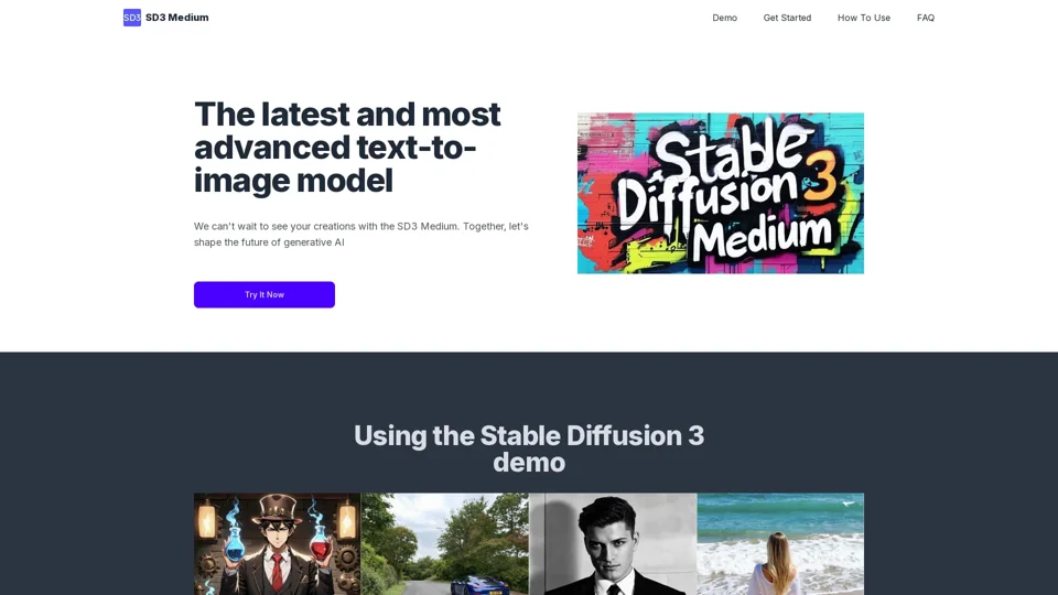 SD3 Medium: The latest and most advanced text-to-image model
