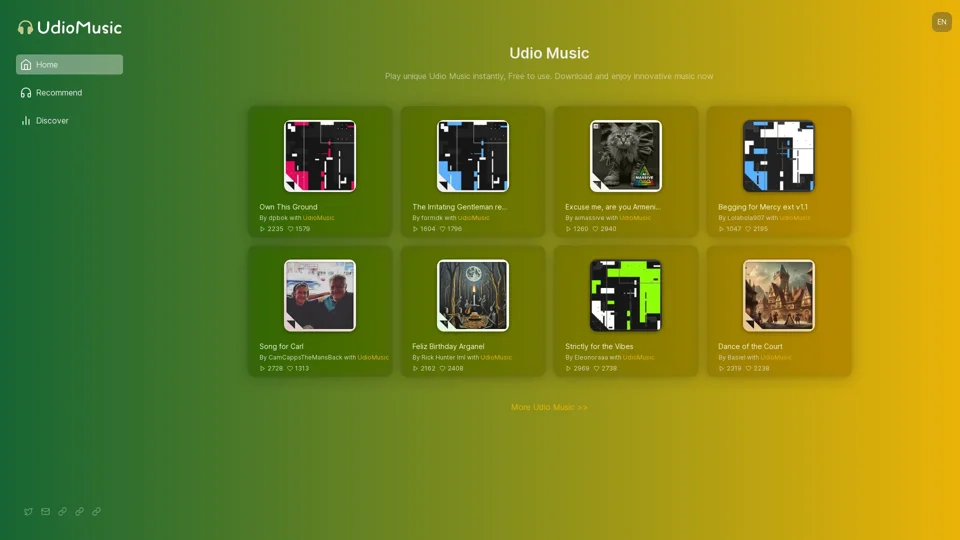 UdioMusic.cc: Play or Download Udio Music for Free Online