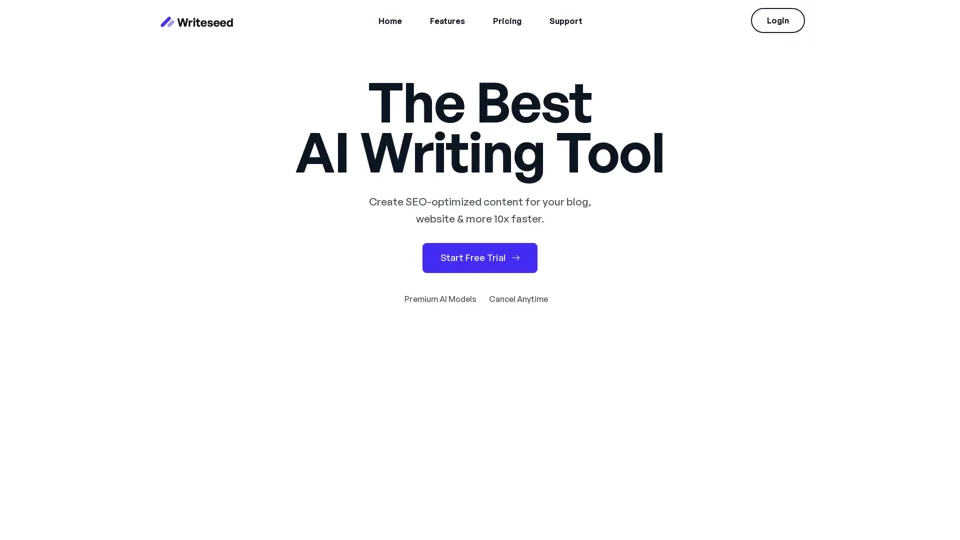 Writeseed: AI Writing Assistant & Text Generator