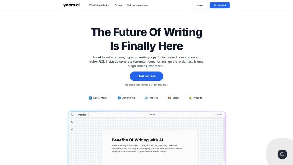Yaara - Unlock Your Writing Potential