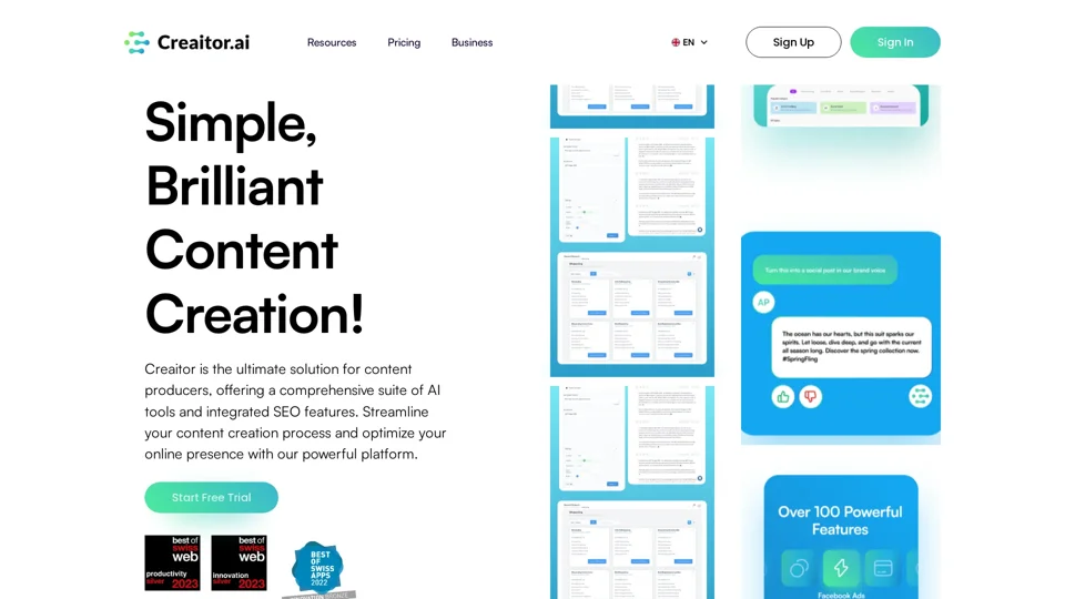 Creaitor - The AI-Driven Content and SEO Enhancement Platform