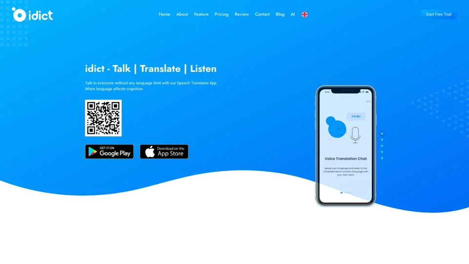 idict | Voice Cloning Translation App