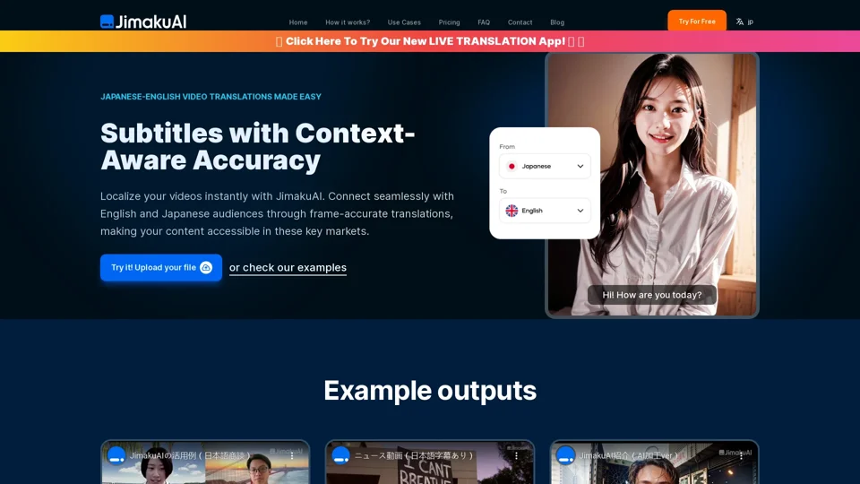 JimakuAI: AI-Powered English-Japanese Subtitle Translation