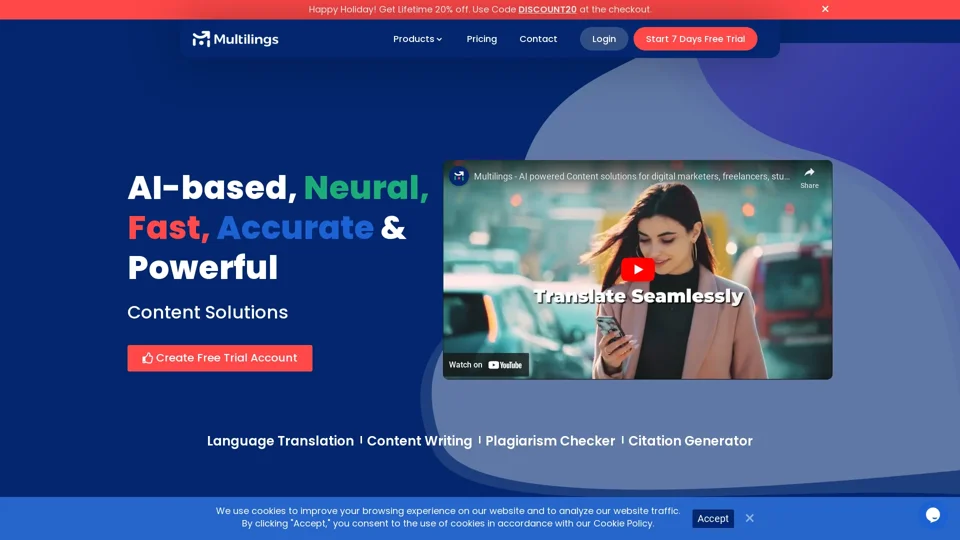 AI Content Generator | Grammar and Plagiarism Checker - Free Trial