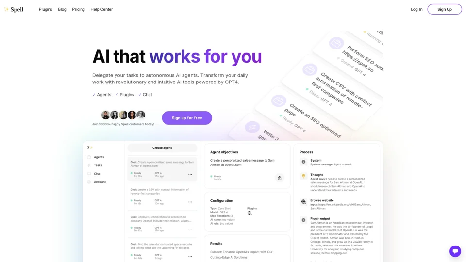 ✨Spell – AI agents that work for you