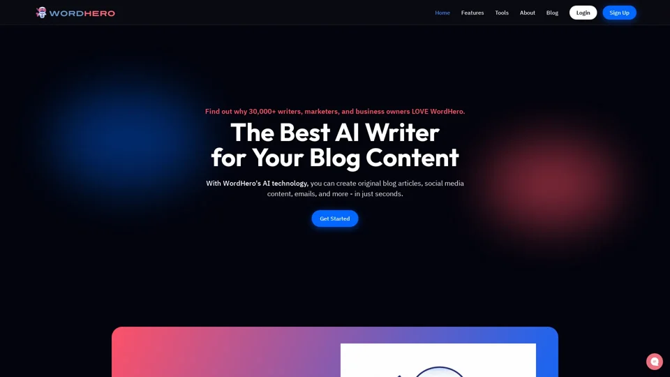 Best AI for Blog Writing | WordHero: AI Writer & Content Generator