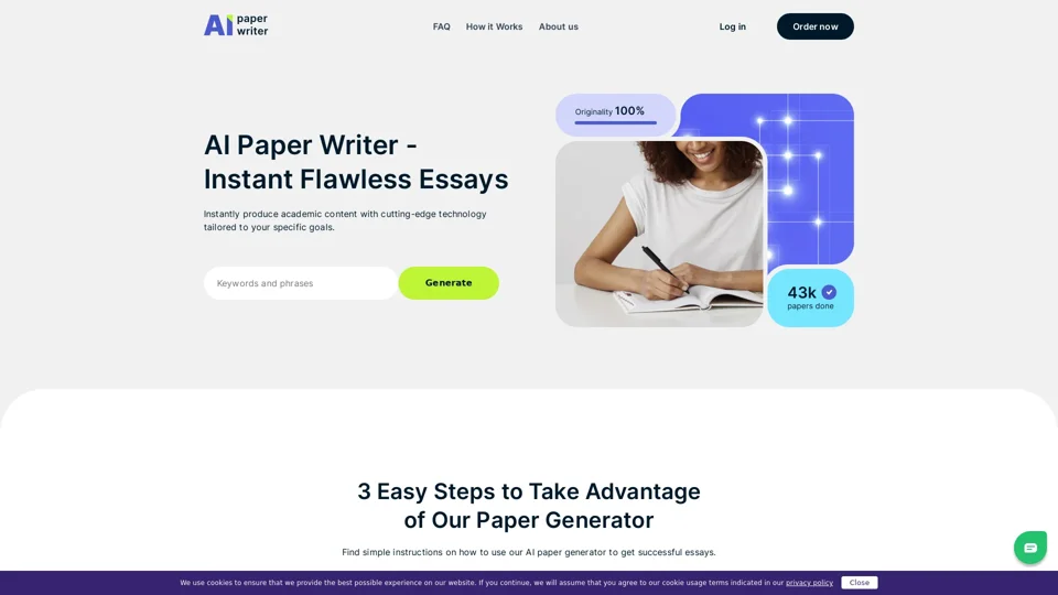AI Paper Writer Online - Get Flawless Essays Within Seconds
