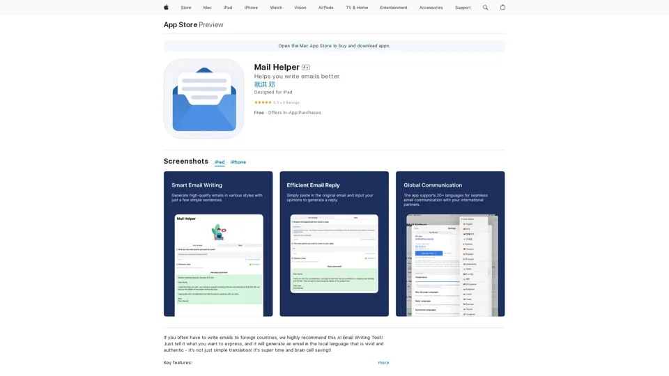 Mail Helper on the App Store