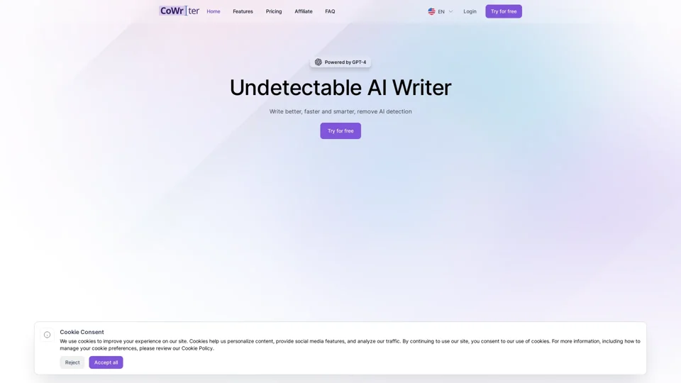 CoWriter AI | Best AI Copilot for Smart Writing