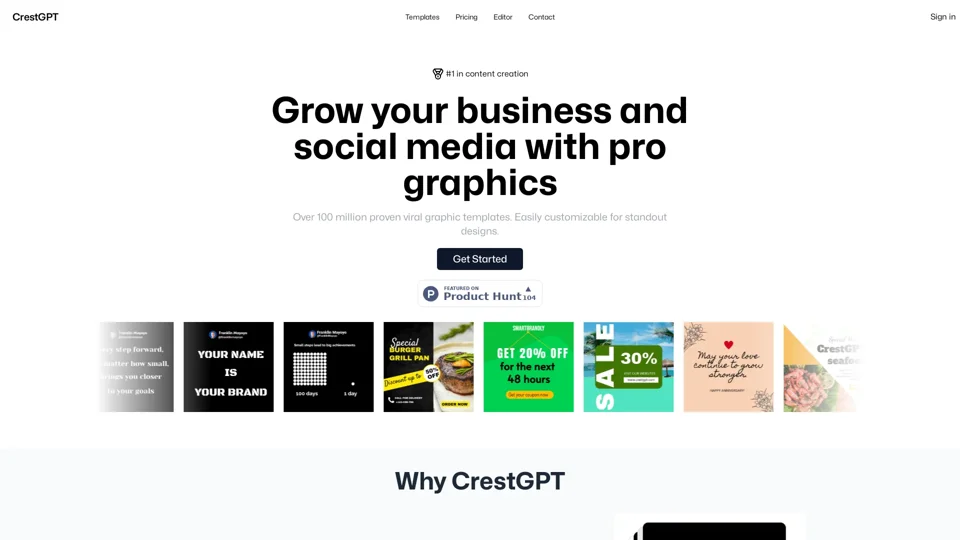 CrestGPT - Grow your social media