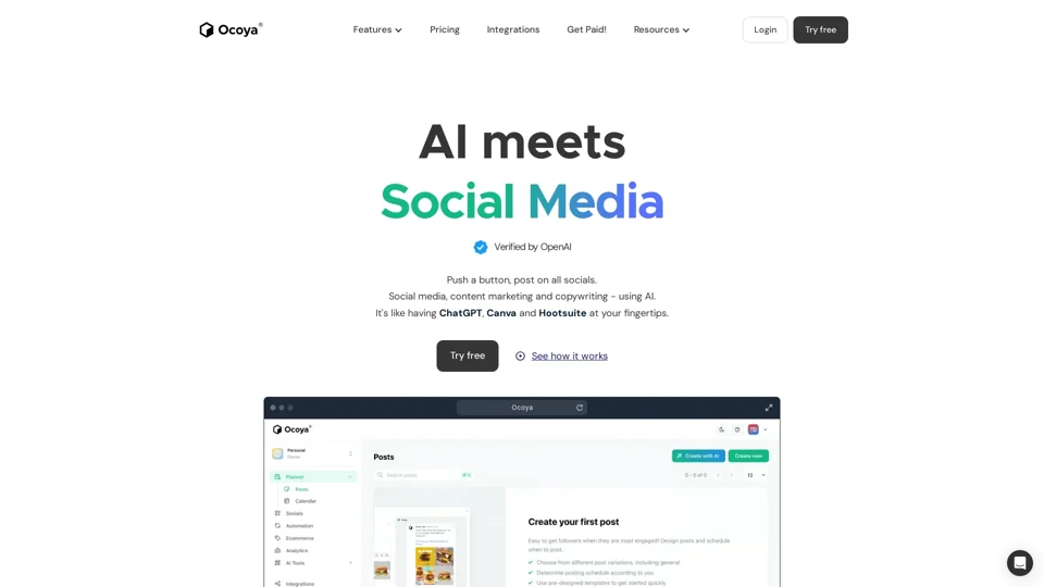 Ocoya: AI Social Media Management
