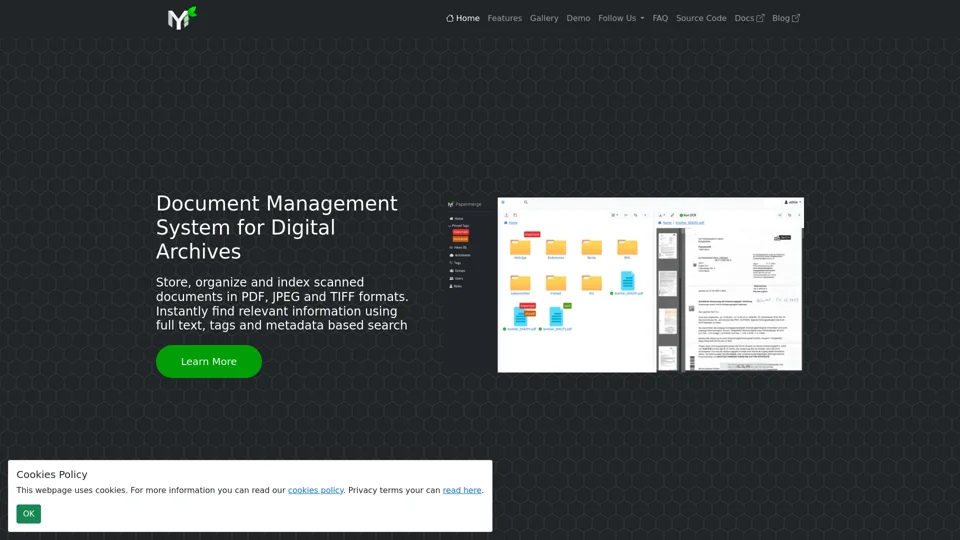 Papermerge DMS with OCR