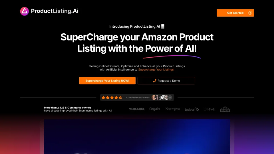 ProductListing.AI - SuperCharge your Amazon Product Listing with the Power of AI!