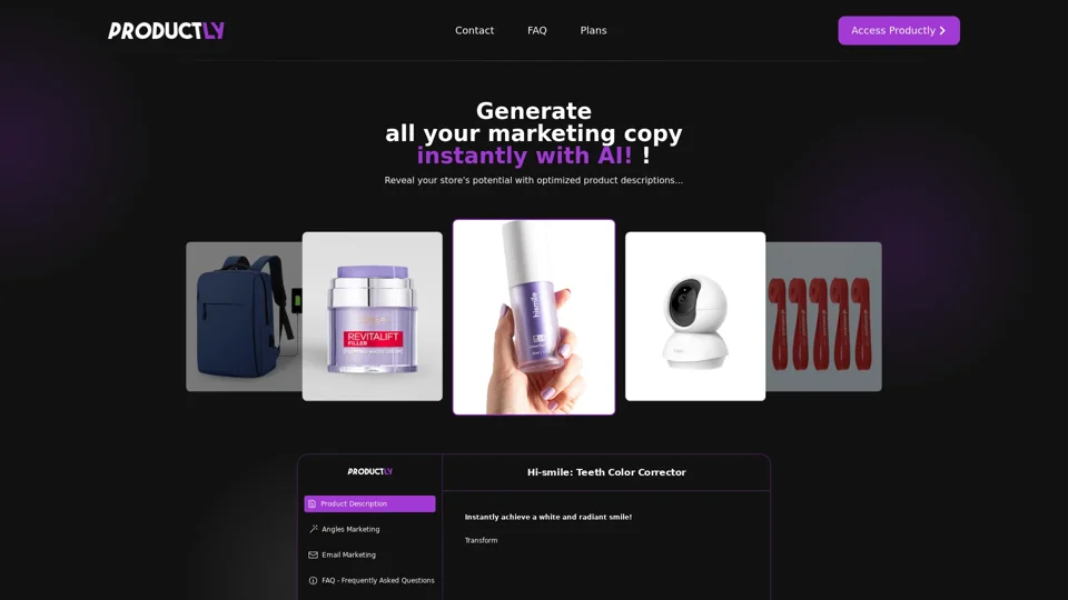 Productly - Booste tes ventes grâce à l'IA