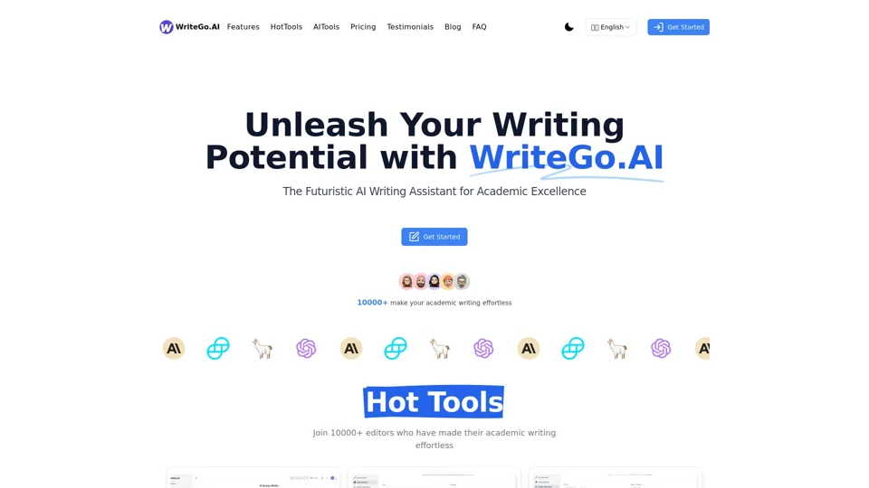 WriteGo.AI - Elevate Your Academic Writing with AI | Essay Writer &amp; Content Tools