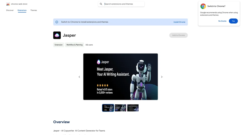 Jasper - Chrome Web Store