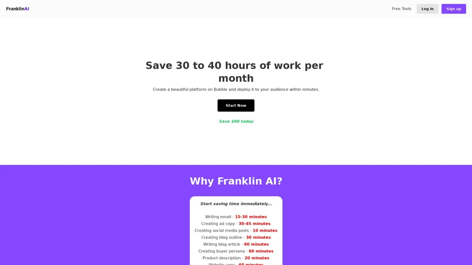 Franklin AI - Personal AI Assistant for Entrepreneurs
