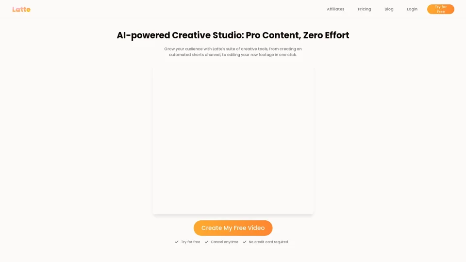 Latte Social - AI Powered Video Editor for Social Media