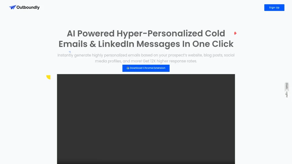 Outboundly - The AI Powered Chrome Extension for Personalized Sales Outreach