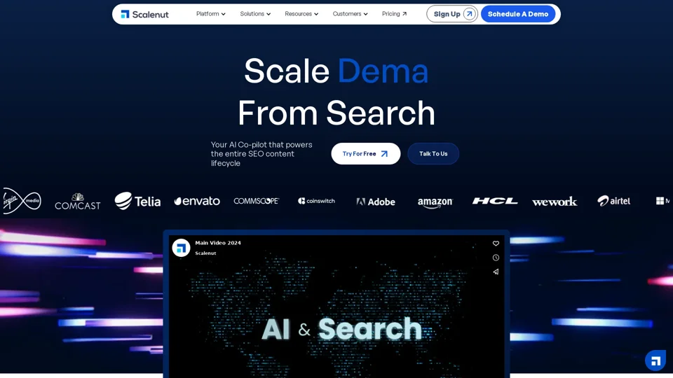 Scalenut: AI powered SEO and Content Marketing Platform