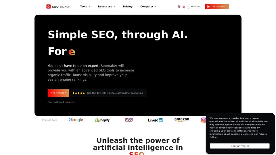 Seomaker - Simple SEO, through AI.