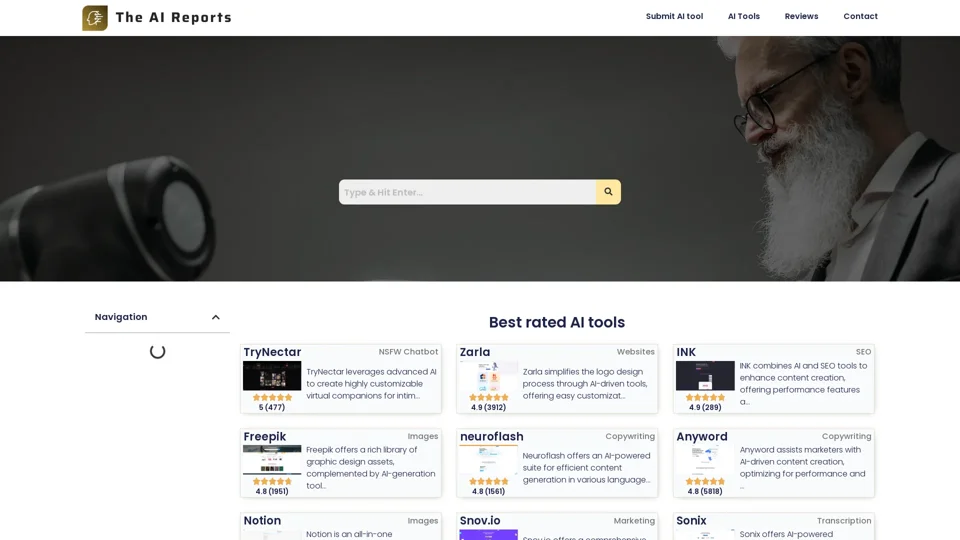 The AI Reports - AI Aggregator Ranked by Reviews