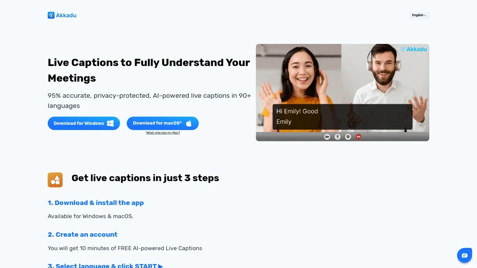 AI Live Captions: 90+ Languages, Accurate & Secure Software
