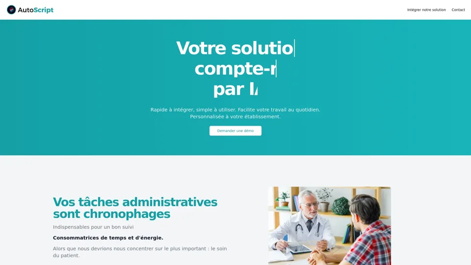 AutoScript - Automatisez vos comptes-rendus médicaux