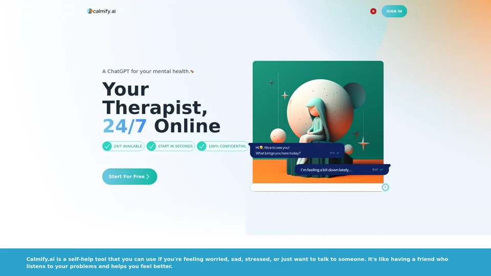 Calmify - Your AI-powered Mental Health Companion