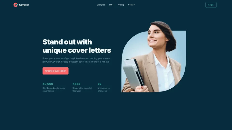 AI Cover Letter Generator - Coverler