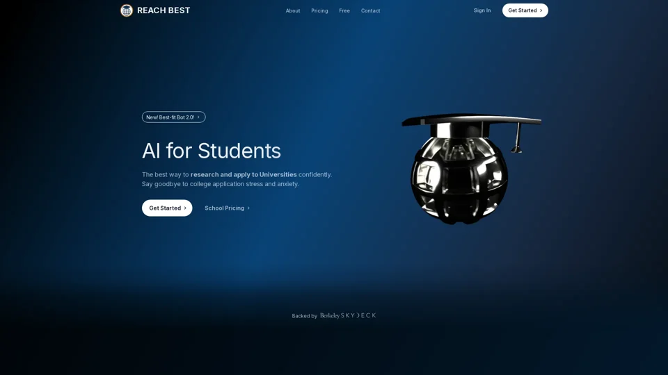 Reach Best - AI for Researching and Applying to Colleges