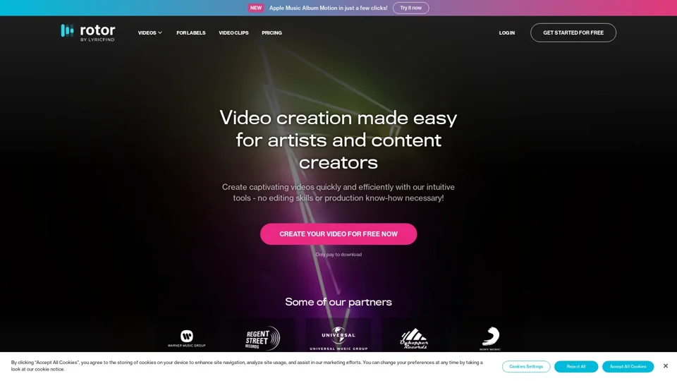 The Ultimate Music Video Creator for Musicians | Rotor Videos 🎬