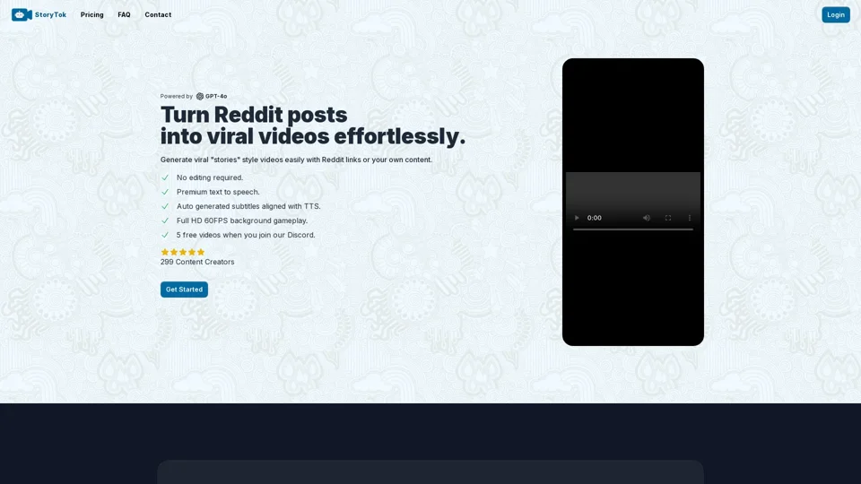 StoryTok - Generate Viral Content