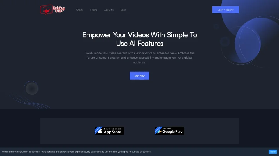 SubCapGenie |  Revolutionize Video Editing with AI Captioning & Translation