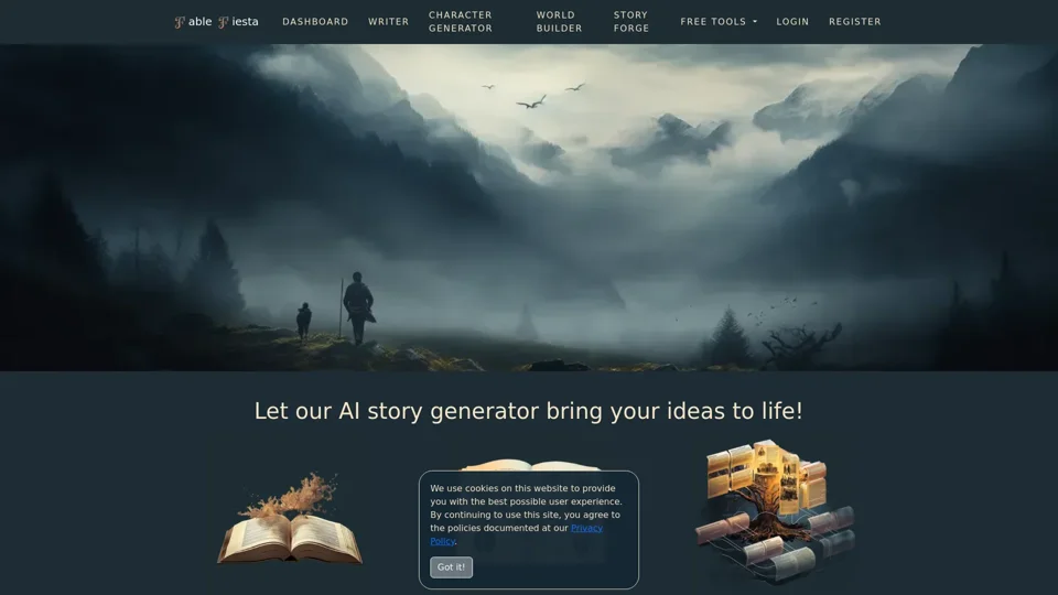 Fable Fiesta - your AI story generator and writing partner