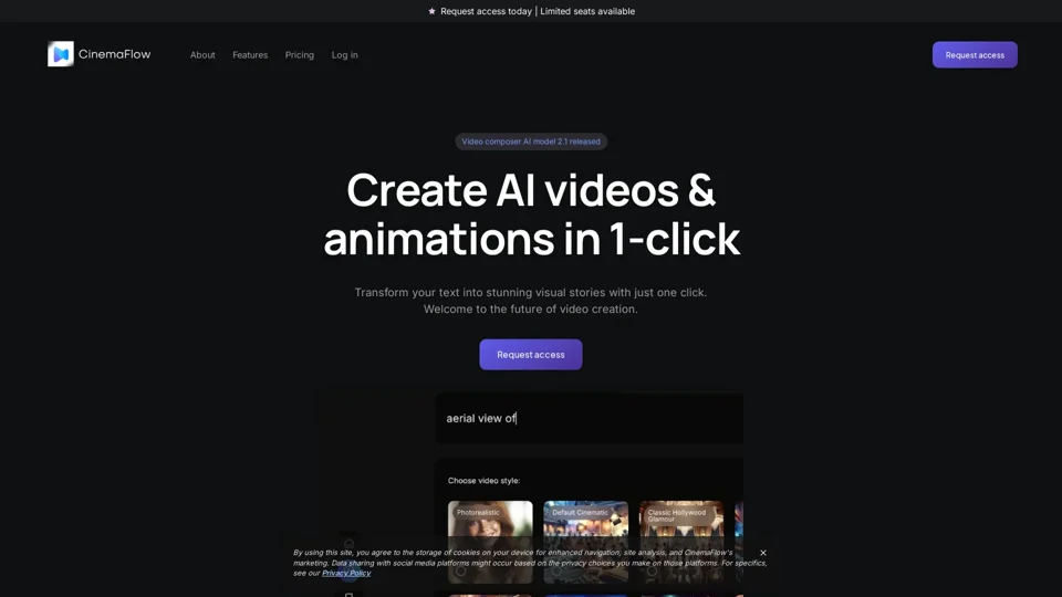 CinemaFlow AI  - Where Your Words Become Cinematic Reality