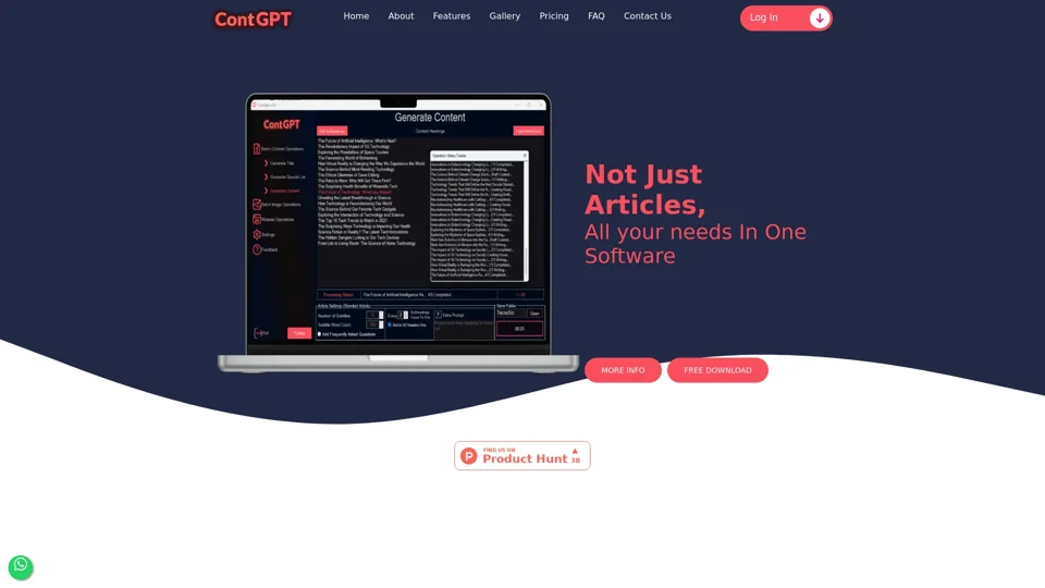 ContGpt - Article Generator with AI