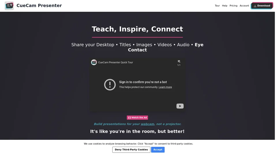 Home
     - CueCam Presenter