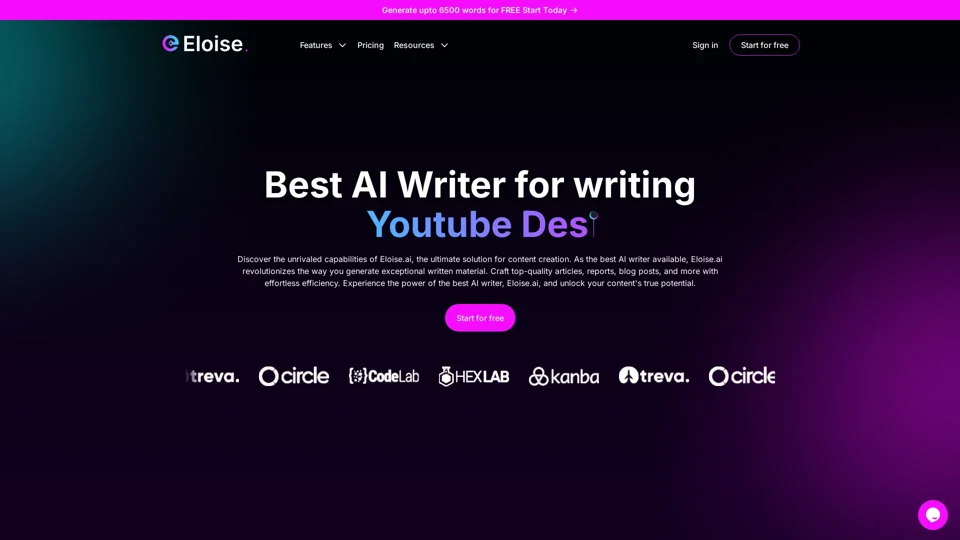 Write Better & Faster with Eloise AI