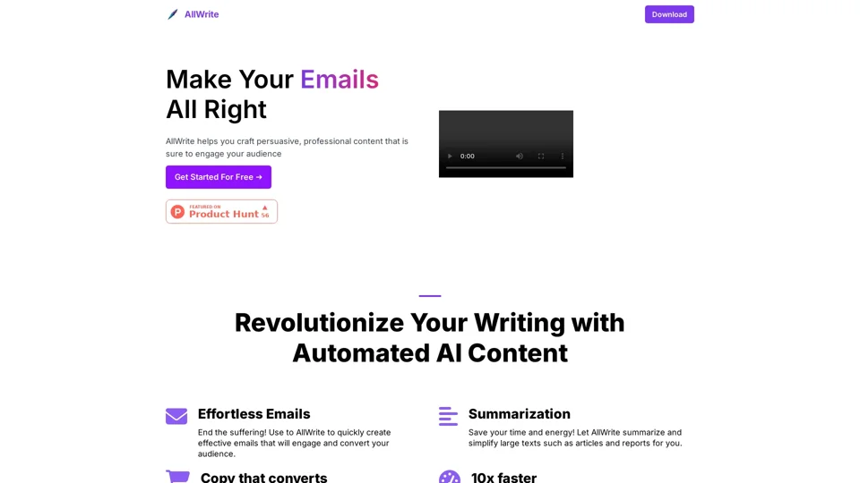 AllWrite - the #1 AI-powered mobile writing assistant tool