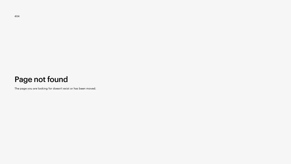 404 - Page not found